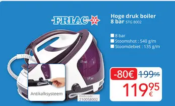 Promotie: Hoge druk boiler