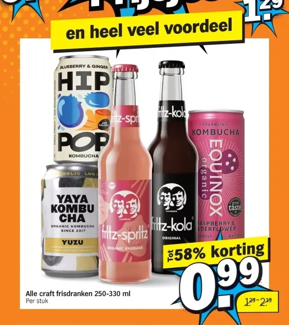 Aanbieding: Craft frisdranken