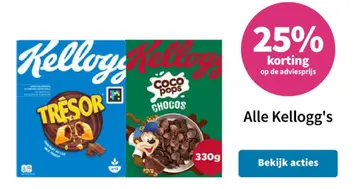 Aanbieding: Kellogg's Trésor & Coco Pops Chocos