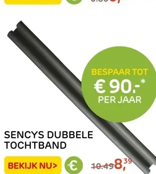 Aanbieding: SENCYS DUBBELE TOCHTBAND