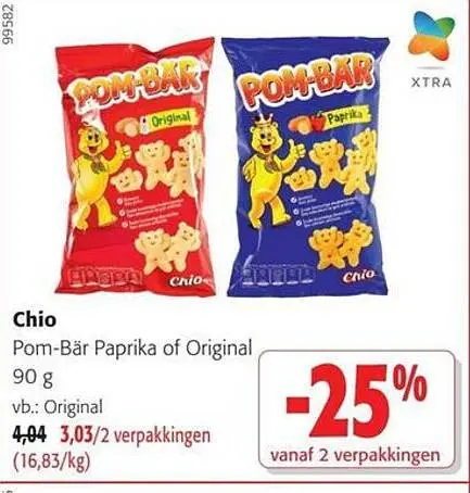 Promotie: Pom-Bär Paprika of Original