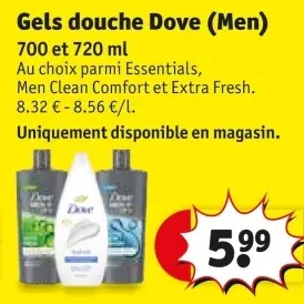 Offre: Gels douche