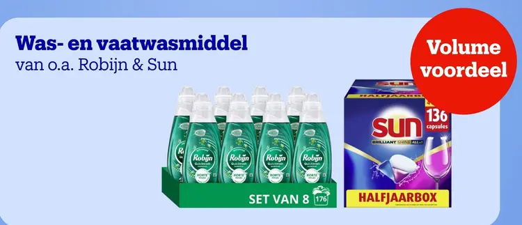 Promotie: Was- en vaatwasmiddel