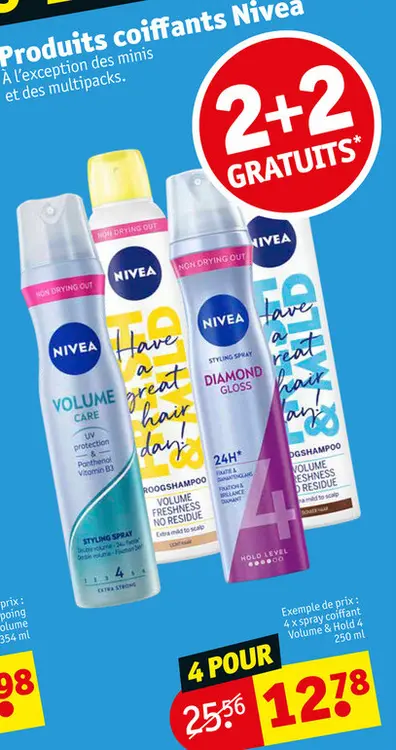 Offre: Produits coiffants
