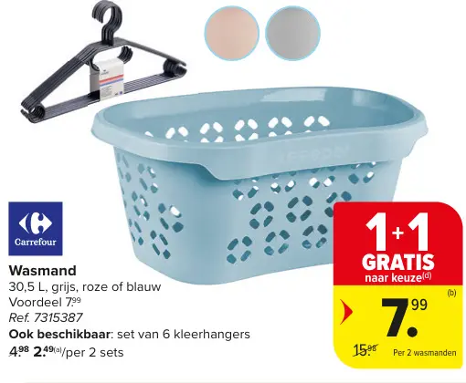 Promotie: Wasmand