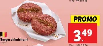 Offre: Burger chimichurri