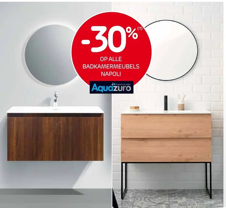 Promotie: Badkamermeubels napoli