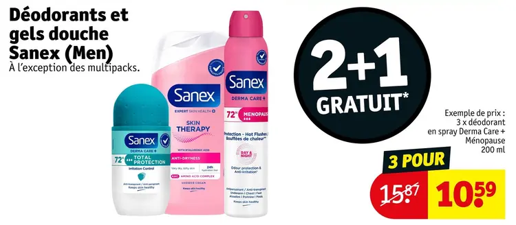 Offre: Déodorants et gels douche
