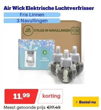 Aanbieding: Air Wick Elektrische Luchtverfrisser