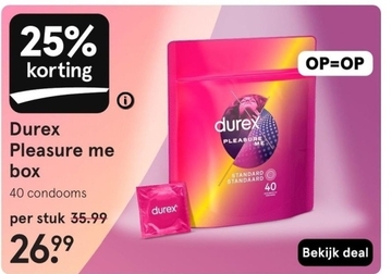 Aanbieding: Durex Pleasure Me