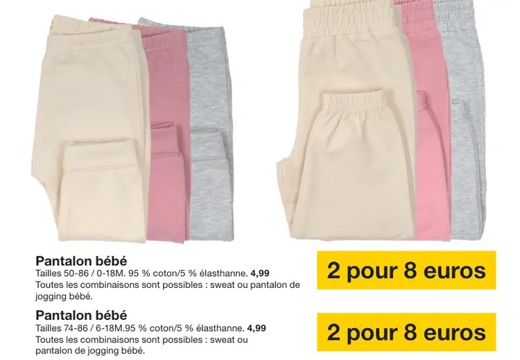 Offre: Pantalon bébé
