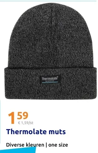 Aanbieding: Thermolate muts