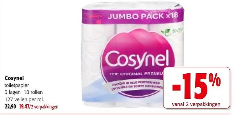 Promotie: toiletpapier