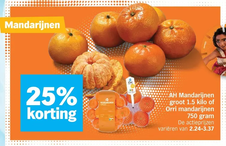 Aanbieding: Mandarijnen groot of Orri mandarijnen