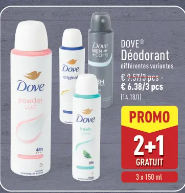 Offre: Déodorant