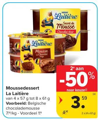Promotie: Moussedessert La Laitière