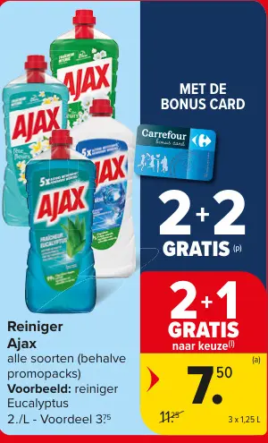 Promotie: Reiniger Ajax