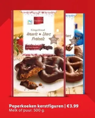 Aanbieding: Peperkoeken kerstfiguren