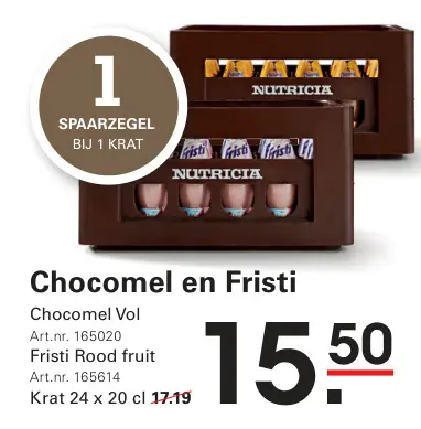 Aanbieding: Chocomel en Fristi