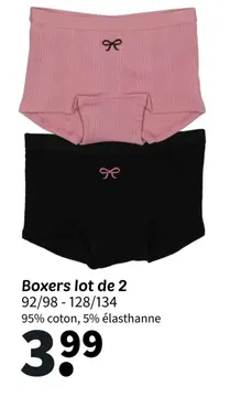 Offre: Boxers
