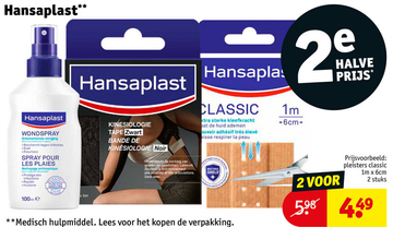 Aanbieding: Hansaplast 