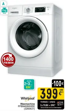 Aanbieding: Wasmachine FFB9469WWEE