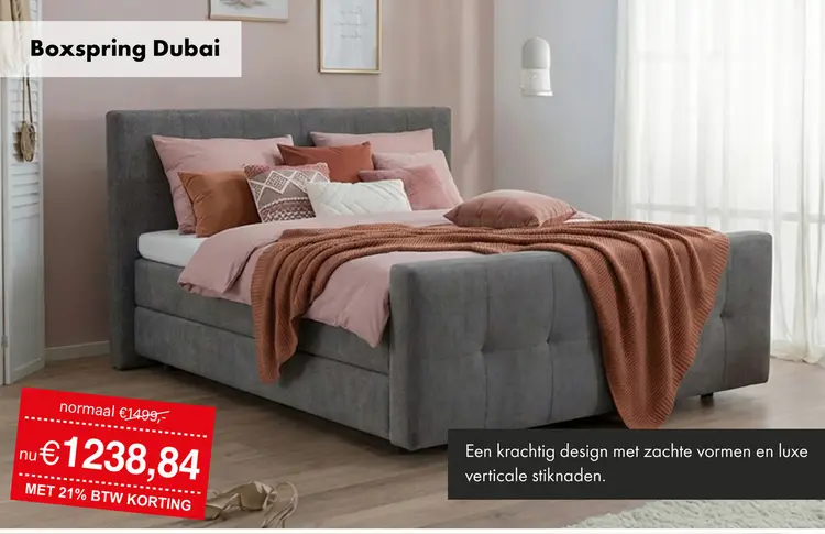 Promotie: Boxspring Dubai