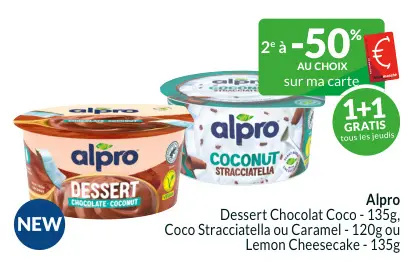 Offre: Alpro Dessert Chocolat Coco, Coco Stracciatel