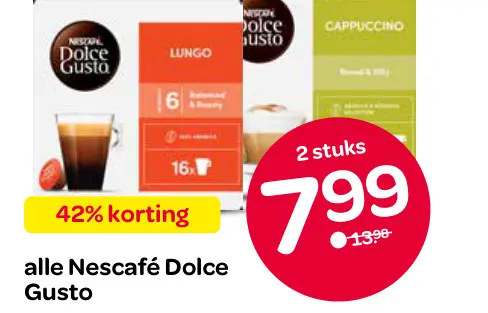 Aanbieding: Nescafé Dolce Gusto