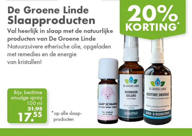 Aanbieding: De Groene Linde slaapproducten