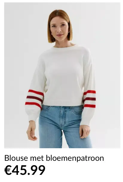 Promotie: Blouse met bloemenpatroon