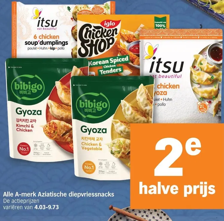 Aanbieding: Aziatische diepvriessnacks