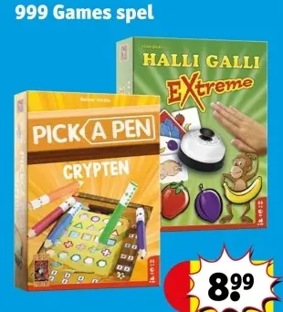 Aanbieding: 999 Games spel