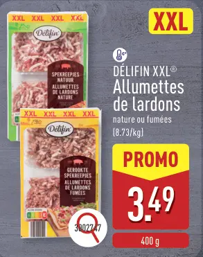 Offre: Allumettes de lardons