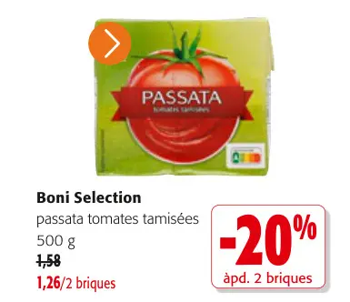 Offre: passata tomates tamisées