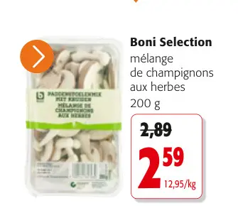 Offre: mélange de champignons aux herbes