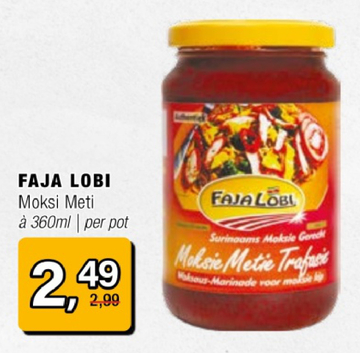 Aanbieding: FAJA LOBI Moksi Meti