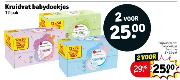 Aanbieding: babydoekjes