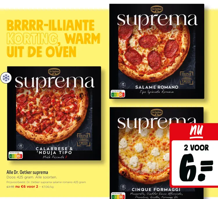 Promotie: Dr. Oetker suprema