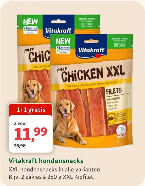 Aanbieding: Vitakraft hondensnacks