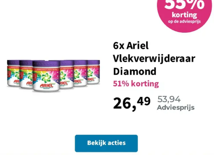 Aanbieding: Ariel Vlekverwijderaar Diamond
