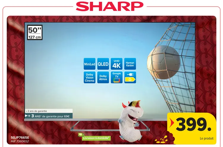 Offre: Sharp 50JP7665E