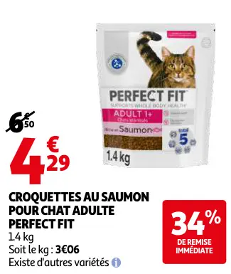 Promotie: Croquettes au saumon pour chat adulte
