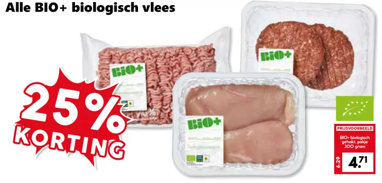 Aanbieding: BIO+ biologisch vlees