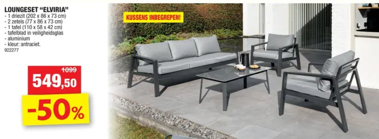 Promotie: Loungeset "elviria"