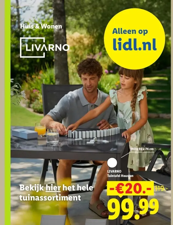 Aanbieding: Tuintafel Houston