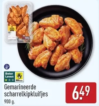 Aanbieding: Gemarineerde scharrelkipkluifjes