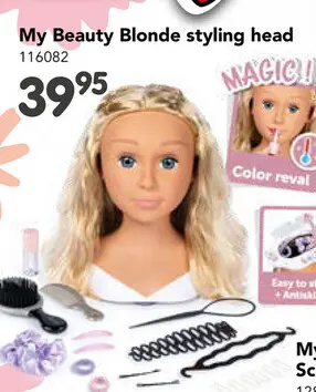 Promotie: My Beauty Blonde styling head