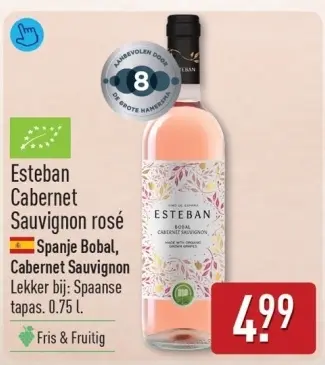 Aanbieding: Esteban Cabernet Sauvignon rosé