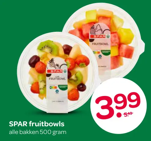 Aanbieding: Fruitbowls
